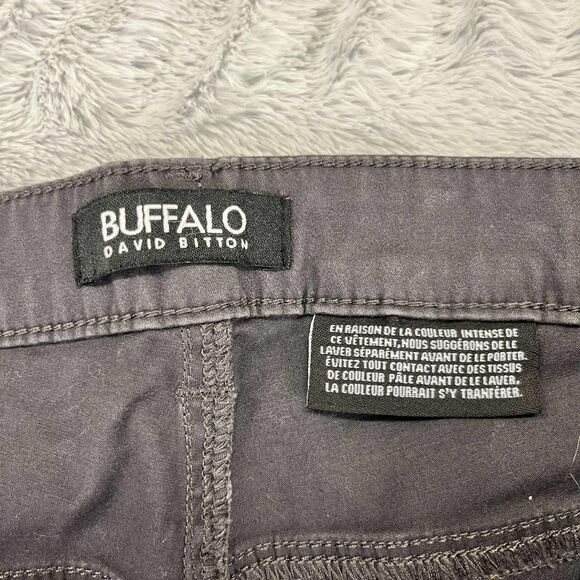 Buffalo David Bitton Hope Jeans Women 14/34 Mid Rise Skinny Gray Stretch Denim - Picture 4 of 9